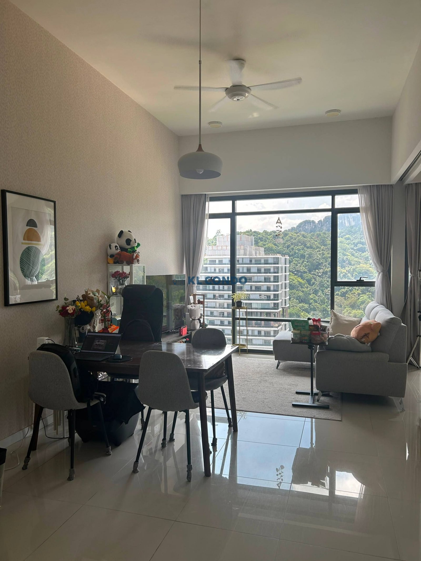 The Ridge @ KL East Service Residence For Rent 1+1 Bedrooms 651 sq ft RM2,500 1